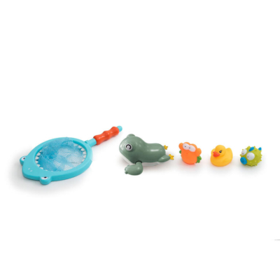 Red con forma de Tiburón con 4 muñecos de baño - Imagen 2