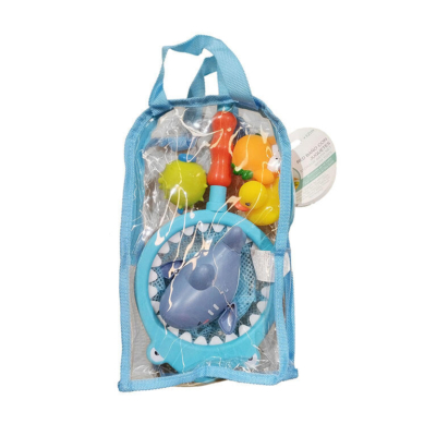 Red con forma de Tiburón con 4 muñecos de baño - Imagen 5