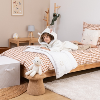 Puff infantil de tercipelo Zopi - Imagen 3