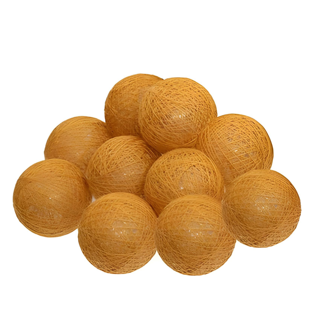 1 Guirnalda decorativa con 10 Luces Led Mostaza - Imagen 1