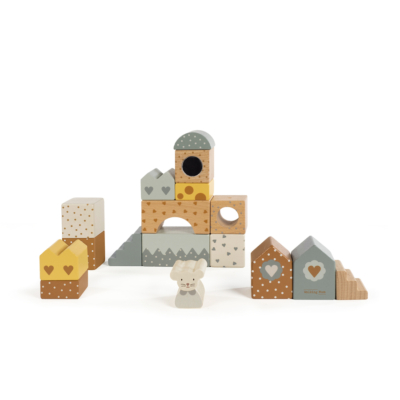 Bloques de madera 17 Piezas Poppy