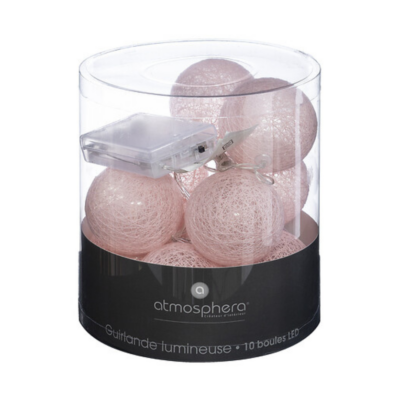 Guirnalda decorativa con 10 Luces Led Rosa - Imagen 3