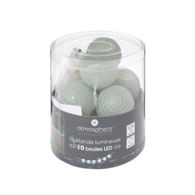 Guirnalda decorativa con 10 Luces Led Verde - Imagen 3