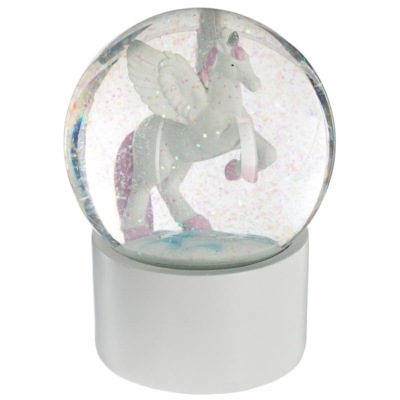 Bola de nieve infantil unicornio