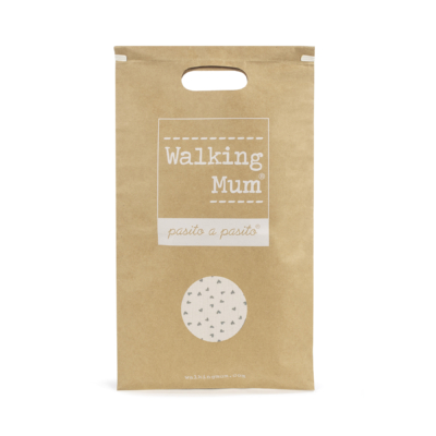 Saco 2 en 1 Arrullo-manta corazones Poppy musgo - Imagen 7