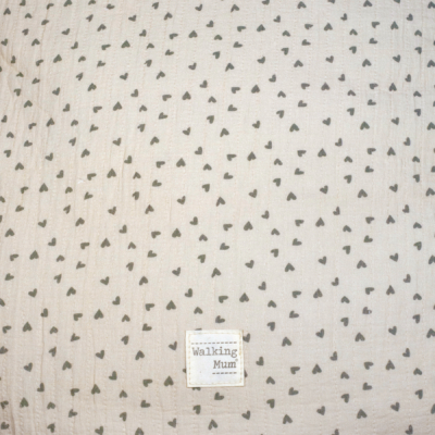 Saco silla topito corazones Poppy musgo entretiempo - Imagen 3