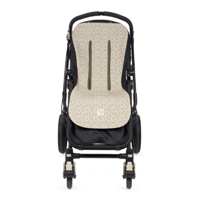 Colchoneta para silla corazones Poppy Musgo