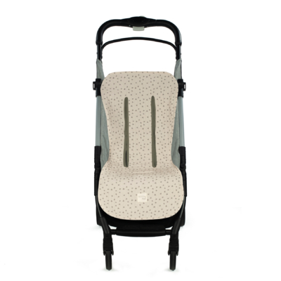 Colchoneta para silla corazones Poppy Musgo - Imagen 2