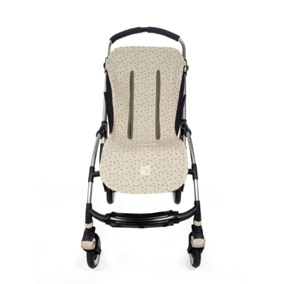 Colchoneta para silla corazones Poppy Musgo - Imagen 3