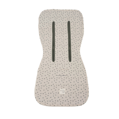 Colchoneta para silla corazones Poppy Musgo - Imagen 5