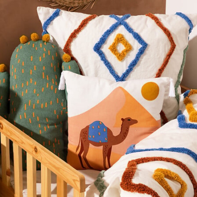 Cojín infantil cuadrado Marrakech 40x40 cm - Imagen 2