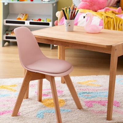 Silla infantil mini Baya rosa - Imagen 2