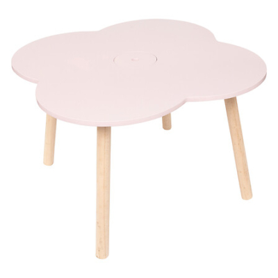 Mesa de madera Douceur rosa