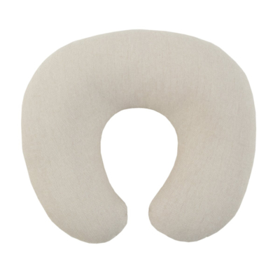 Cojín de lactancia pequeño Lino beige - Imagen 2