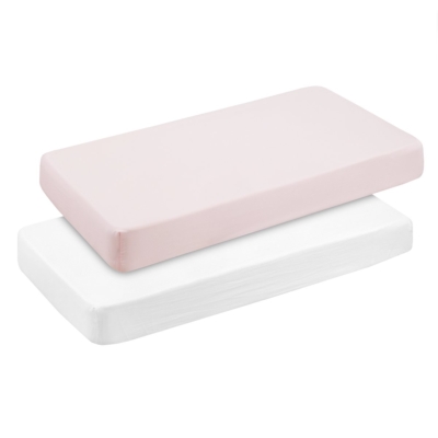 Pack de 2 bajeras para cuna Soft rosa