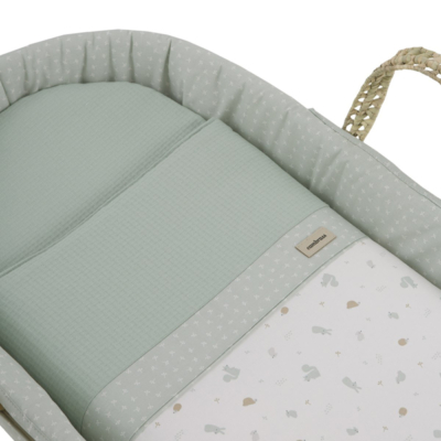 Capazo de palma Ardi verde - Imagen 2