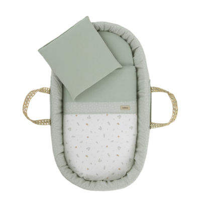 Capazo de palma Ardi verde - Imagen 3