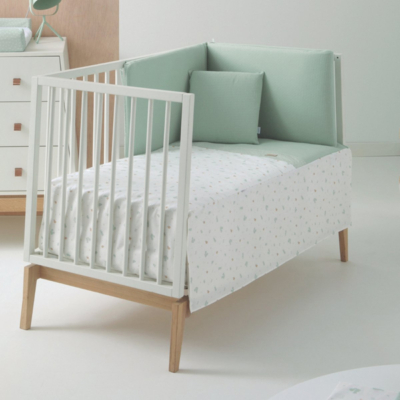 Colcha con protector para cuna de 60 Ardi verde