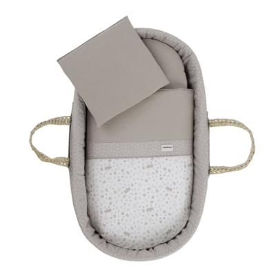 Capazo de palma Abete beige - Imagen 3