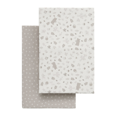 Pack de 2 bajeras para cuna Abete beige - Imagen 2