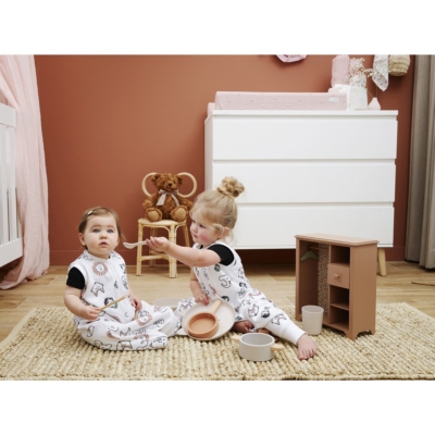 Saco de dormir punto sin mangas TOG 0.3 70cm Animal Multicolor - Imagen 4