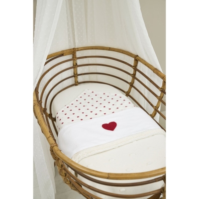 Pack de 3 muselinas 70x70cm Heart Red - Imagen 4