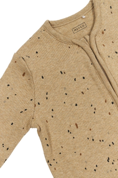 Saco de dormir con mangas canalé TOG 1.0 70cm Mini Spot Tofee Melange - Imagen 3