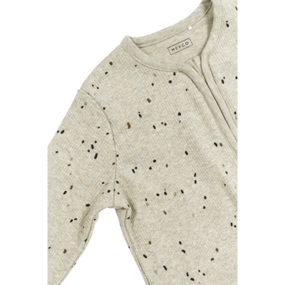 Saco de dormir con mangas canalé TOG 1.0 70cm Mini Spot Sand Melange - Imagen 3