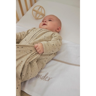 Saco de dormir con mangas canalé TOG 1.0 70cm Mini Spot Sand Melange - Imagen 5