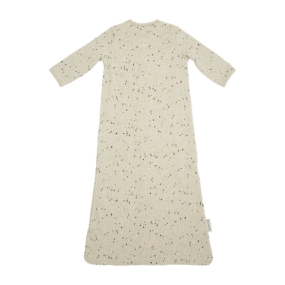 Saco de dormir con mangas canalé TOG 1.0 90cm Mini Spot Sand Melange - Imagen 2