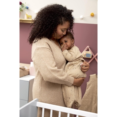 Saco de dormir con mangas canalé TOG 1.0 110cm Mini Spot Tofee Melange - Imagen 4