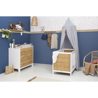 Saco de dormir con mangas canalé TOG 1.0 110cm Mini Spot Sand Melange - Imagen 6