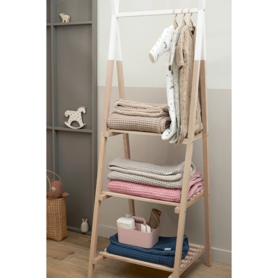 Saco de dormir con mangas canalé TOG 1.0 110cm Mini Spot Sand Melange - Imagen 9