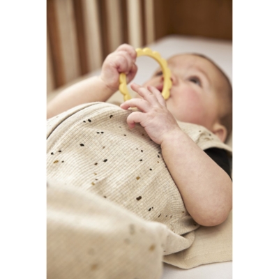 Saco de dormir sin mangas canalé TOG 0.3 110cm Mini Spot Sand Melange - Imagen 4