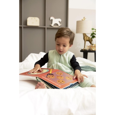 Pijama de punto sin mangas TOG 2.0 12-24 meses Slub Soft Green - Imagen 3