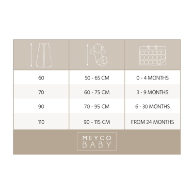 Saco de dormir con mangas desmontable TOG 2.5 110cm Slub Greige - Imagen 7