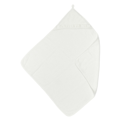 Capa de baño con volante 80x80cm Terry Off White