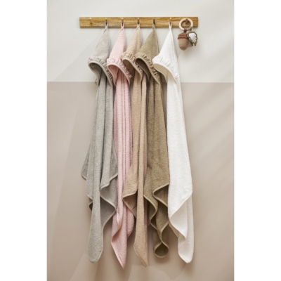 Capa de baño con volante 80x80cm Terry Taupe - Imagen 4