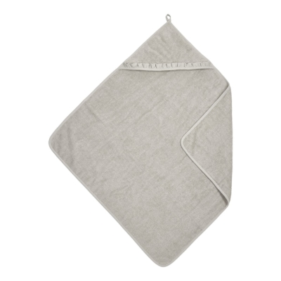 Capa de baño con volante 80x80cm Terry Greige