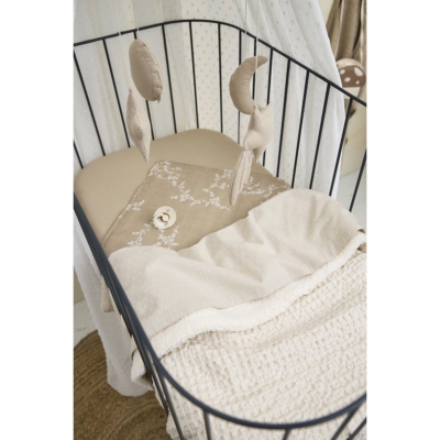 Manta minicuna invierno 100x75cm Waffle Nature - Imagen 7