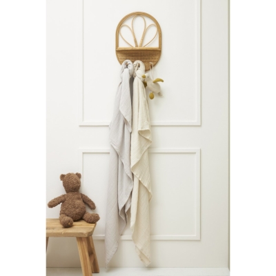 Pack de 2 muselinas 120x120cm Soft Sand Greige - Imagen 2