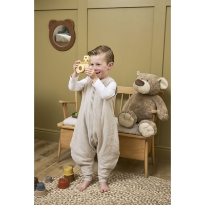 Pijama sin mangas 9 a 18 meses TOG 2.0 Gris liso - Imagen 4