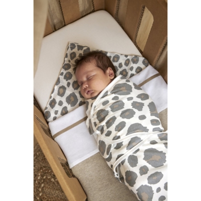 Sábana bajera ajustable cuna colecho 50x90cm Off White - Imagen 4