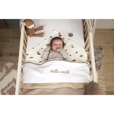 Pack de 2 sábanas bajeras ajustables para cuna 60x120cm White - Imagen 3