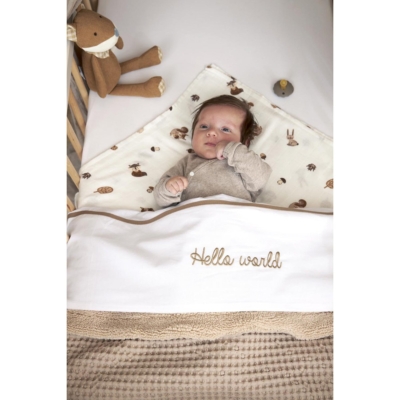 Pack de 2 sábanas bajeras ajustables para cuna 60x120cm White - Imagen 4