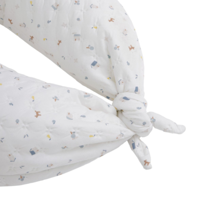 Cojín de lactancia XL House azul - Imagen 2