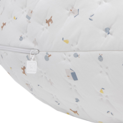 Cojín de lactancia XL House azul - Imagen 4