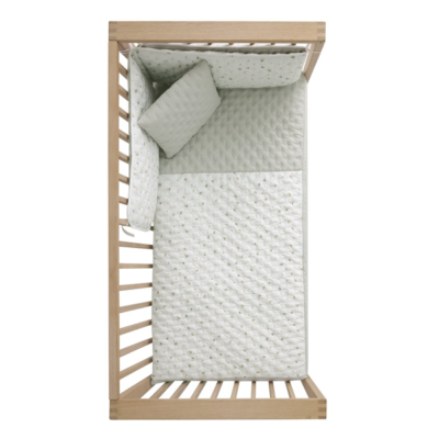 Colcha con protector para cuna de 60 House mint - Imagen 3