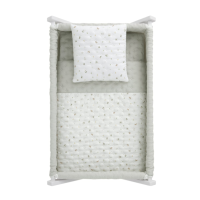 Minicuna madera blanca House mint - Imagen 3