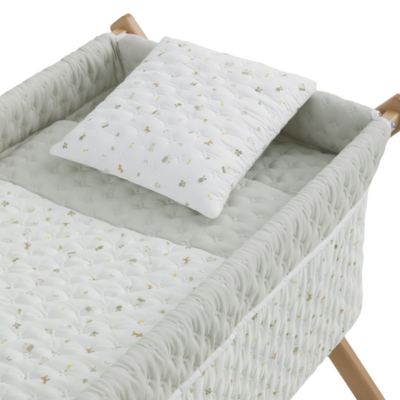 Minicuna madera natural House mint - Imagen 2